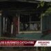 Fire destroys home, spreads to neighboring business