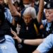 Tiananmen Square: Hong Kong police detain activists on anniversary of massacre