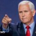 Mike Pence challenges rivals to back 15-week abortion ban