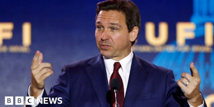 DeSantis campaign fires aide who shared clip with Nazi symbol