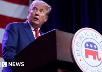 Trump tells crowd he is the only Republican who can win 2024 election