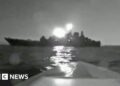 Russian ship hit in Novorossiysk, Black Sea drone attack, Ukraine sources say