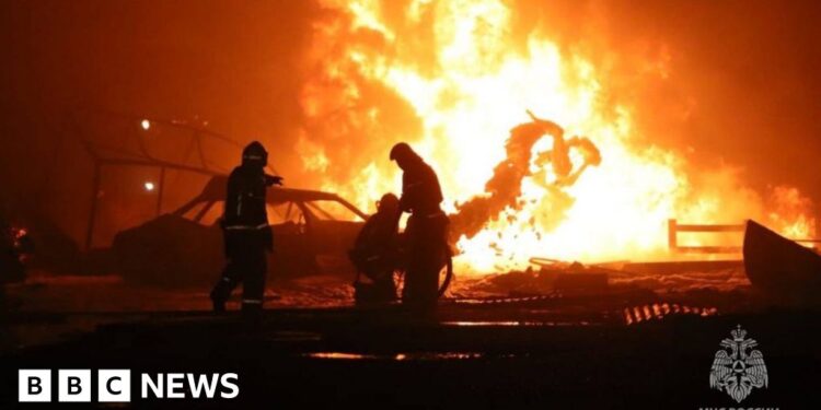 At least 27 die in inferno at petrol station in Dagestan southern Russia – BBC