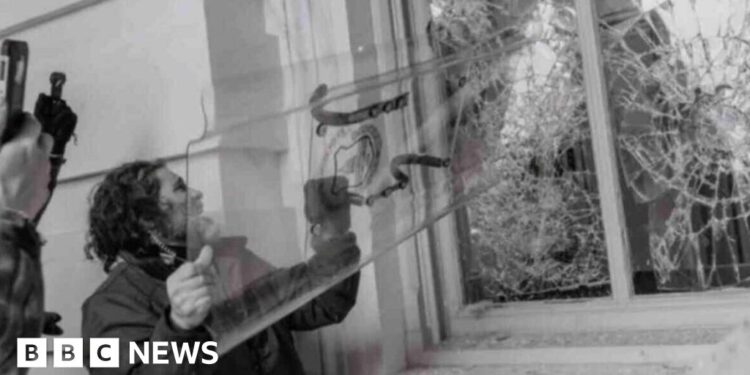 Proud Boy Dominic Pezzola who stormed US Capitol jailed for 10 years