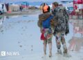 Burning Man: Police investigating death during heavy rain