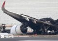 Japan jet crash: Airline pilots unaware of cabin fire until crew told them