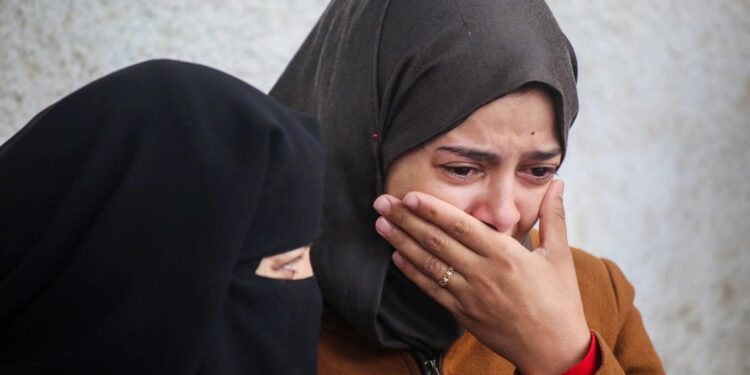 Dozens killed in attack on crowd waiting for aid, Gaza health officials say