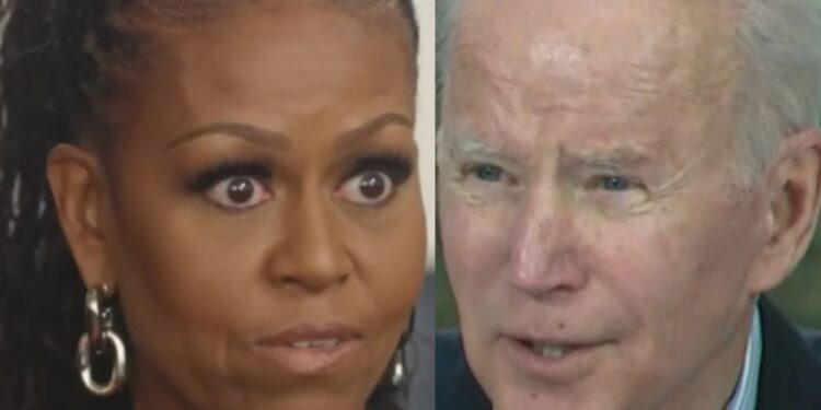 Michelle Obama Leading Choice To Replace Biden As Nearly Half Of Dems Want To Boot Him Off Ticket