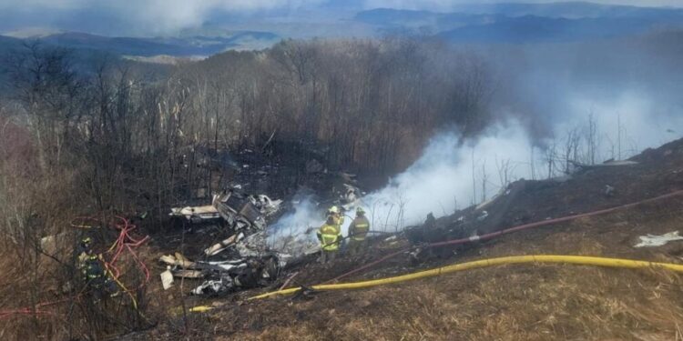 5 killed as private jet crashes, bursts into flames during emergency landing