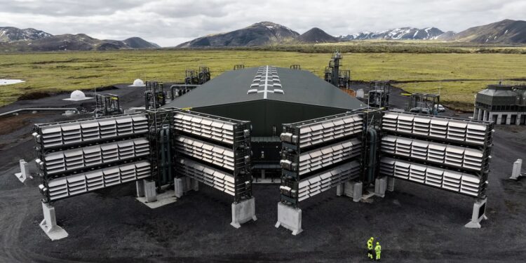 Global Carbon Capture Capacity Quadruples as the Biggest Plant Yet Revs Up in Iceland