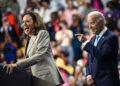Biden and Harris reunite for hilarious and heartfelt rally