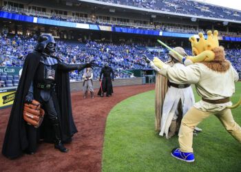 Playing a starring role in Tuesday’s primaries: Darth Vader