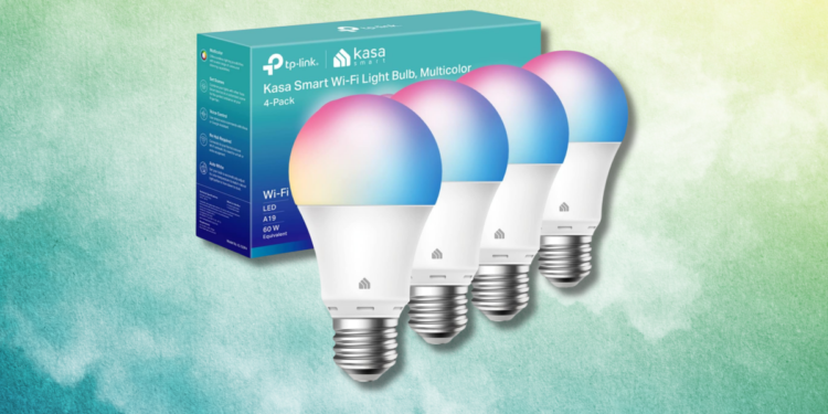 Get a Kasa smart light bulbs 4-pack for $24.99 at Amazon
