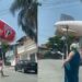 Watch a Blimp Crash Into a Residential Neighborhood