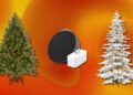 Get a free Echo Pop and smart plug with artificial Christmas tree purchase at Amazon
