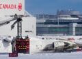 Delta Air Lines plane flips over on landing at Toronto airport