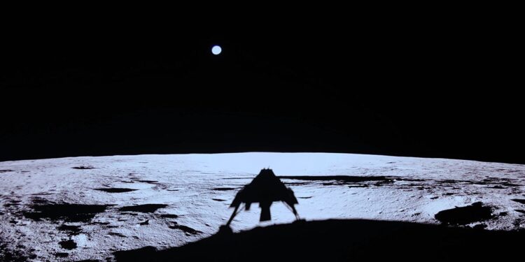Amazing Video Shows Spacecraft Touching Down on Surface of Moon