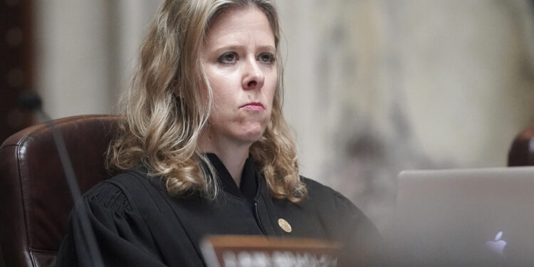 Conservative Wisconsin justice throws fit over her new colleague
