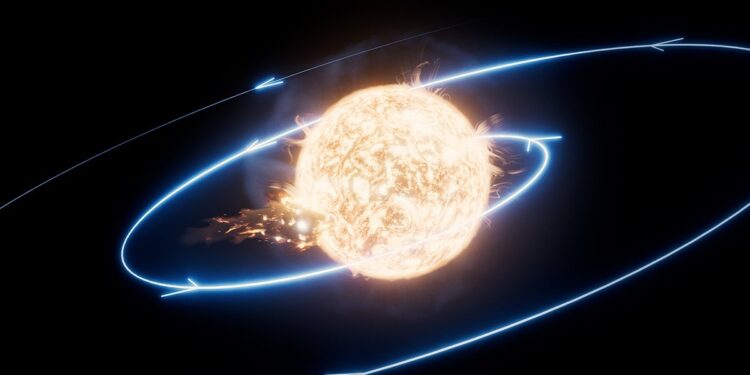 Entire Planet Sinking Into Star