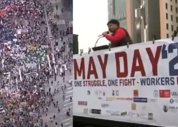 Thousands Demonstrate For Workers’ Rights, Against Trump On May Day