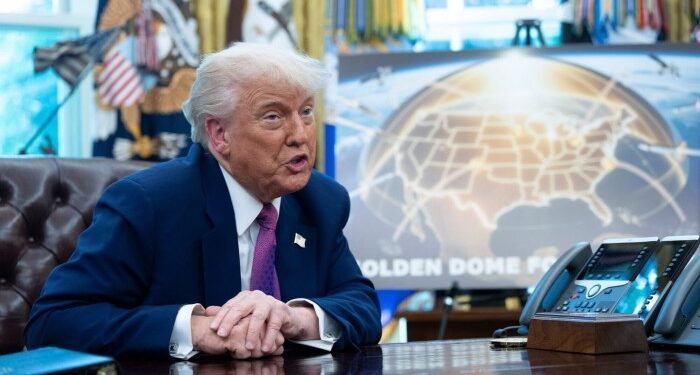 Donald Trump says $175bn ‘Golden Dome’ will be completed during his term