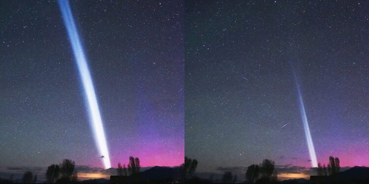 Chinese Spacecraft Accused of Dumping Experimental Fuel in Streak Seen Across American Sky