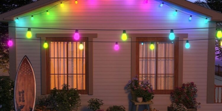 Best smart home deal: Take 45% off the Govee Outdoor String Lights