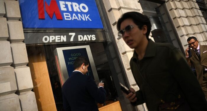 UK’s Metro Bank attracts takeover interest from private equity