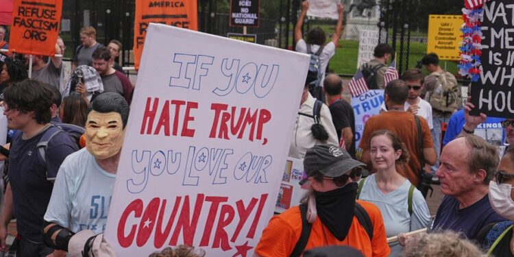 Trump’s polling takes a serious nosedive as his chaos grabs hold of US