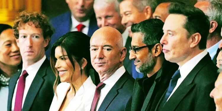 Tech Billionaires Accused of Quietly Working to Implement “Corporate Dictatorship”