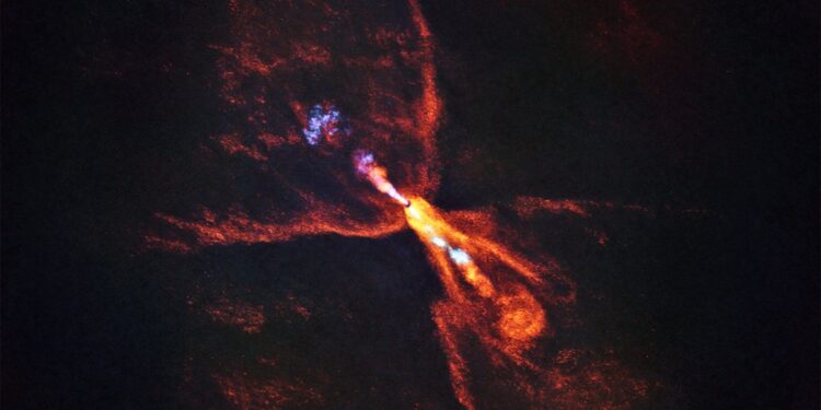 Astronomers spot a new solar system’s birth for the first time