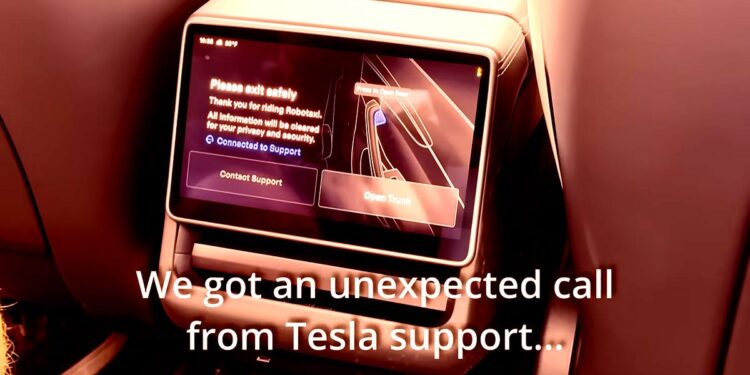 Tesla Robotaxi Rider Gets Bizarre Call Saying She Has to Exit Vehicle Immediately