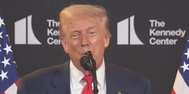 Totally Triggered Trump Melts Down At The Kennedy Center