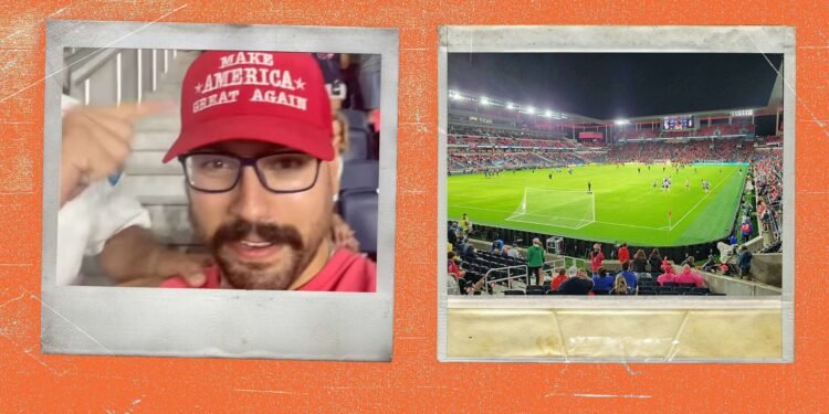 St. Louis MLS fan removal for MAGA hat ignites debate over free speech