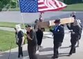 Mob Dressed In Black Dumps Coffin At Republican Congressman’s Home