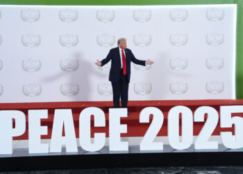 Whiny Trump makes Israel-Hamas ceasefire ceremony all about him