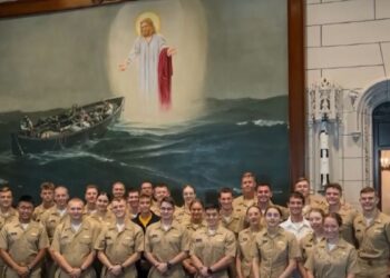 Jesus Painting Resurrected At Merchant Marine Academy