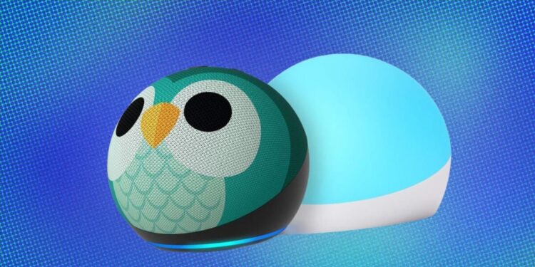 Amazon has their 5th Gen Kids Owl Echo Dots with Echo Glow 50% off right now