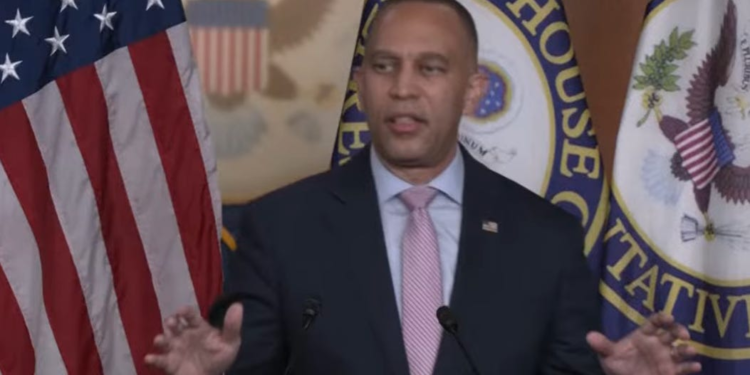 Hakeem Jeffries Rips Mike Johnson For Not Condemning Trump’s Call To Execute Democrats
