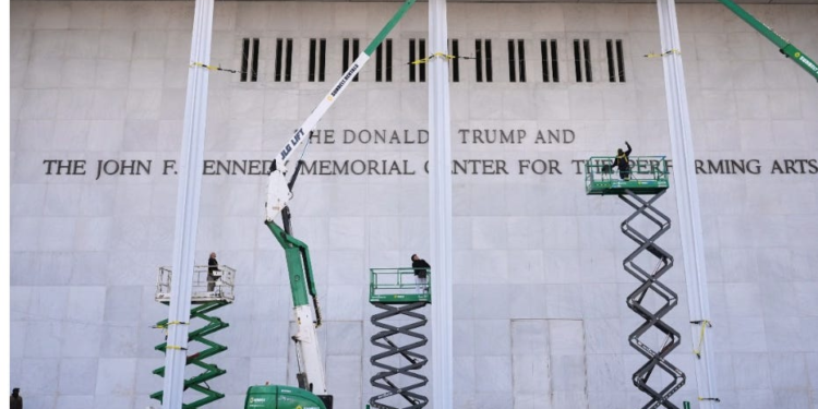 Lawsuit Filed To Remove Trump’s Name From The Kennedy Center