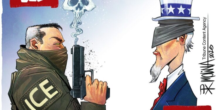 Cartoon: Evil undercover