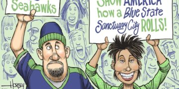 Cartoon: Sanctuary Seahawks