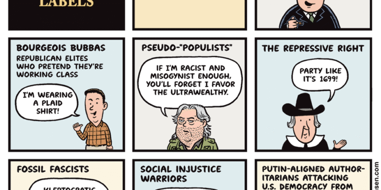 Cartoon: Accurate political labels