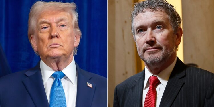 Trump continues lambasting incumbent Republican Thomas Massie as challenger