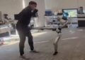 Man Operating Robot Accidentally Makes It Kick Him Directly in the Nutsack