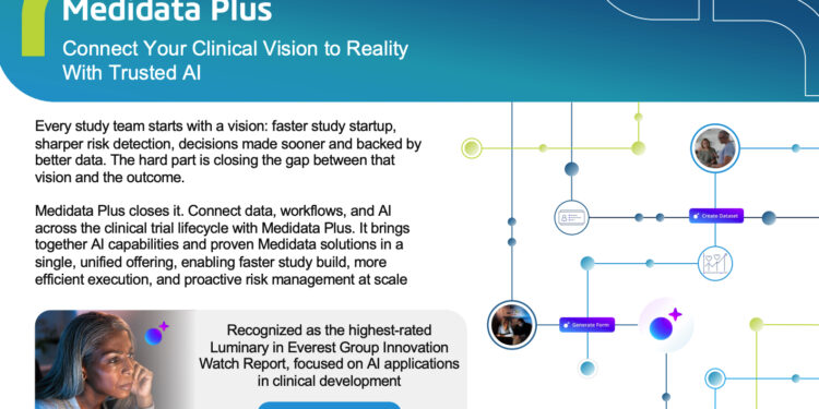 Medidata Launches Medidata Plus AI Layer to Standardize Clinical Trial Data and Workflows